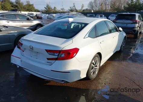 2018 Honda Accord Hybrid z USA, uszkodzony, nr VIN 1HGCV3F1XJA006773